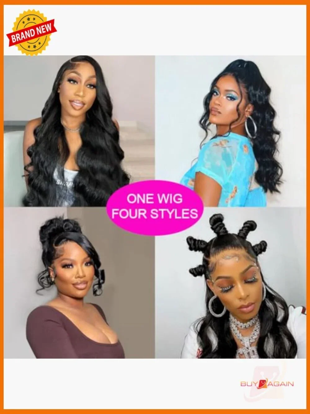 360 Lace Front Wig Human Hair Body Wave 180 Density Glueless Pre Plucked